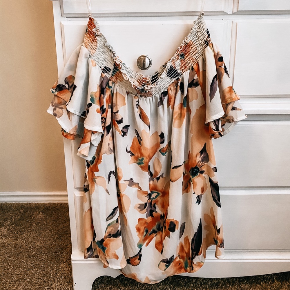 Francesca’s off the shoulder top